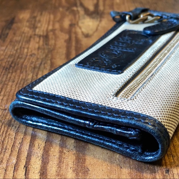 Authentic Chloe Canvas and Leather Long Wallet - Picture 5 of 16